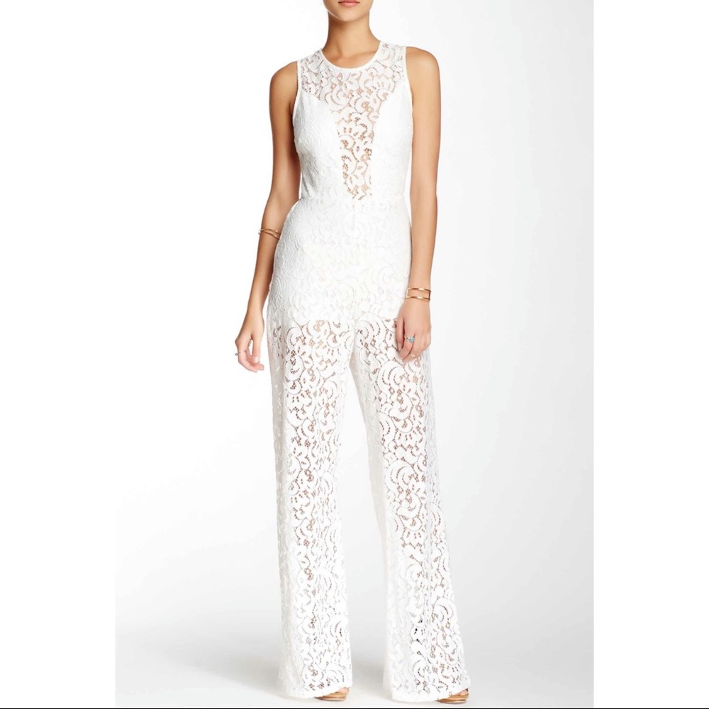 NWOT* WHYTE EYELASH - Starry Night Lace Jumpsuit